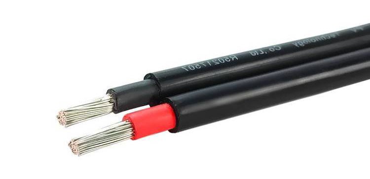 black and red insulated XHHW Wire conductors
