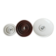 Porcelain suspension insulator with mechanical failing load