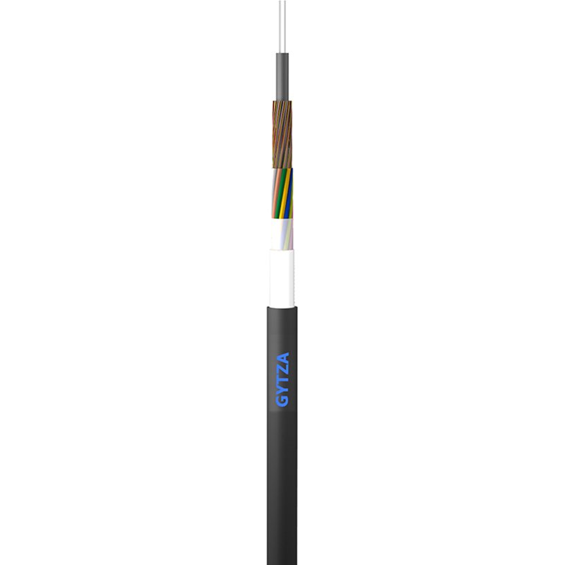 Wholesale GYTZA outdoor fiber optic cable with custom length and jacket