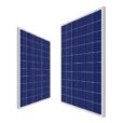 Two polycrystalline solar panels for small-scale renewable energy projects