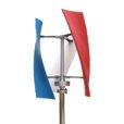 Quiet vertical wind turbine for urban areas