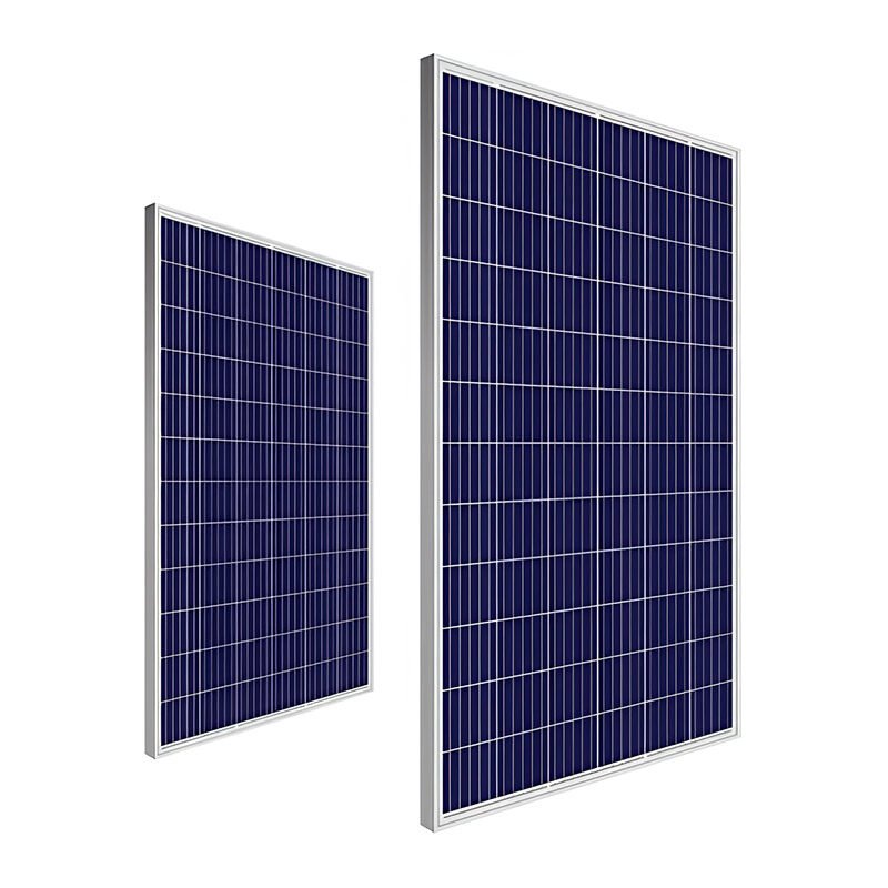 Two polycrystalline solar panels for efficient off-grid power generation