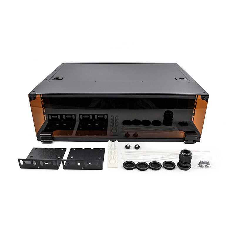 High-density 288 fiber 3U MPO/MTP patch panel for data center MDAs