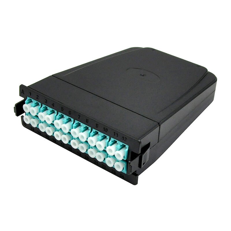 24-fiber MPO to LC breakout cassette 24-fiber MPO to LC breakout cassette