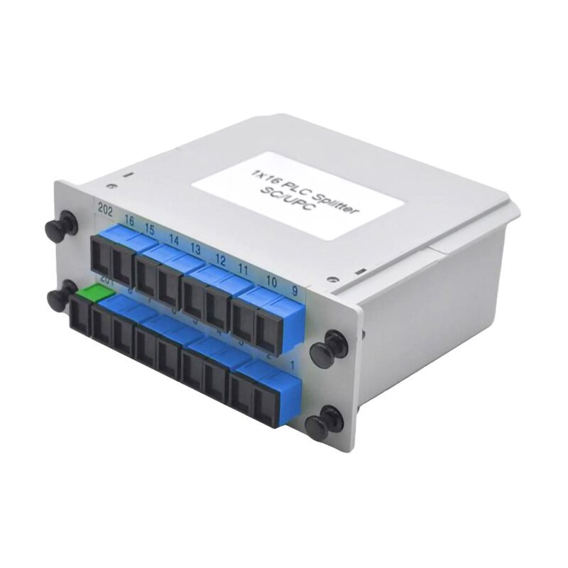 1x16 SC UPC Insert Cassette PLC Splitter 1x16 SC UPC Insert Cassette PLC Splitter
