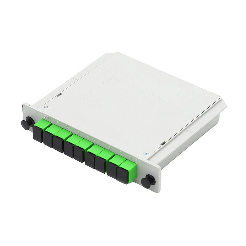 1x8 SC APC Insert Cassette PLC Splitter 1x8 SC APC Insert Cassette PLC Splitter