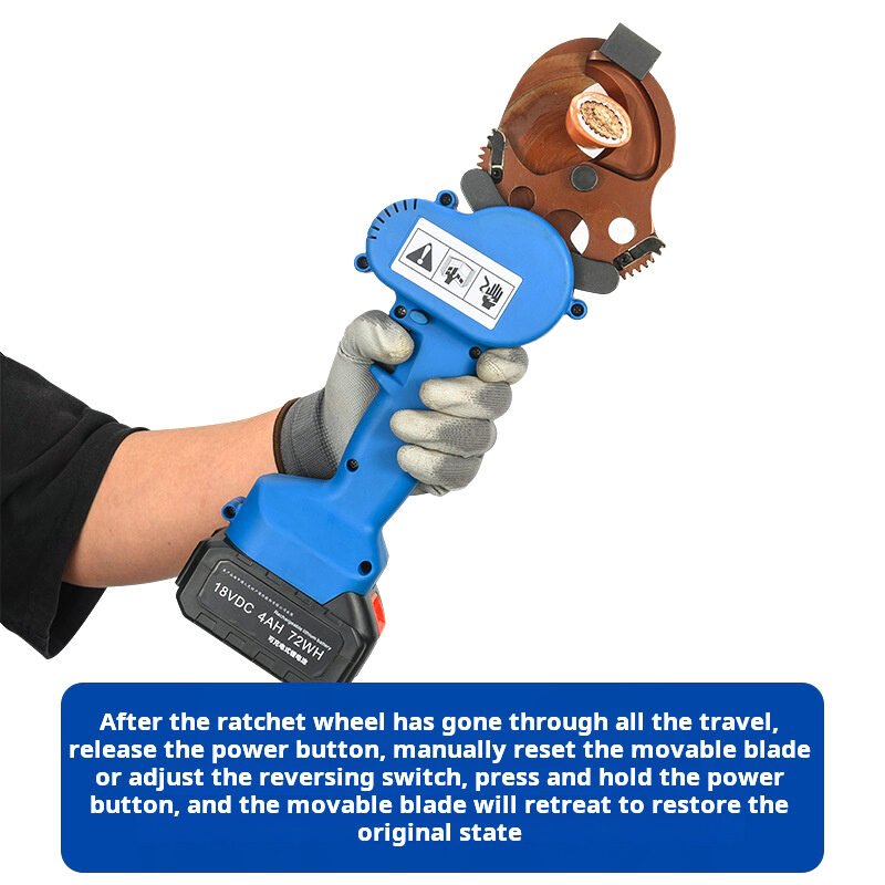 High-Torque Rechargeable Cable Cutter for Copper Aluminum