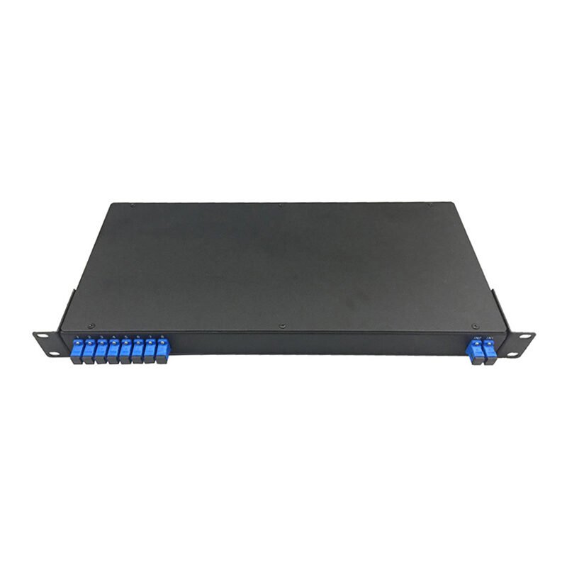 2x8 SC UPC Rack Mounted PLC Splitter 1U rack mounted fiber splitter