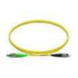 FC APC to FC UPC Simplex Single Mode Fibre Optic Patch Cord