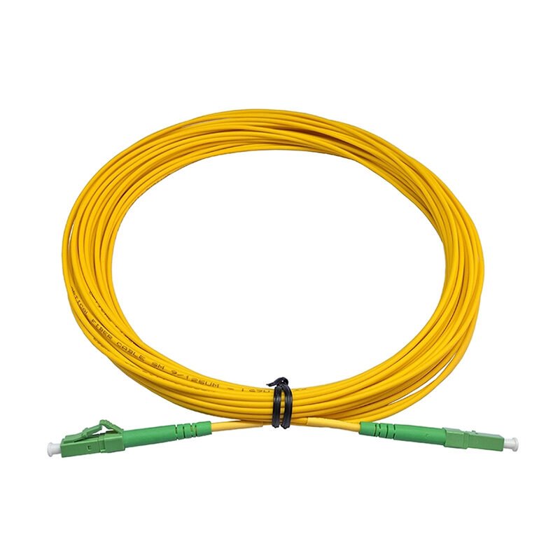 LC APC to LC APC Simplex Single Mode Fibre Optic Patch Cord LC APC to LC APC Simplex Single Mode Fibre Optic Patch Cord