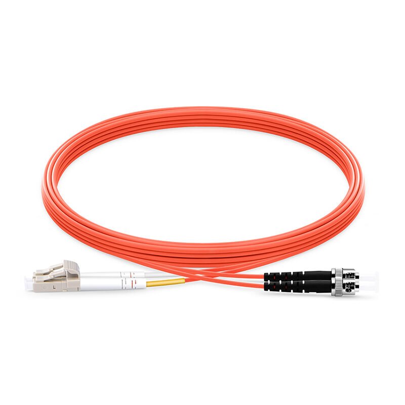 LC PC to FC PC Duplex Multimode OM1 OM2 Fibre Optic Patch Cord LC PC to FC PC Duplex Multimode OM1 OM2 Fibre Optic Patch Cord