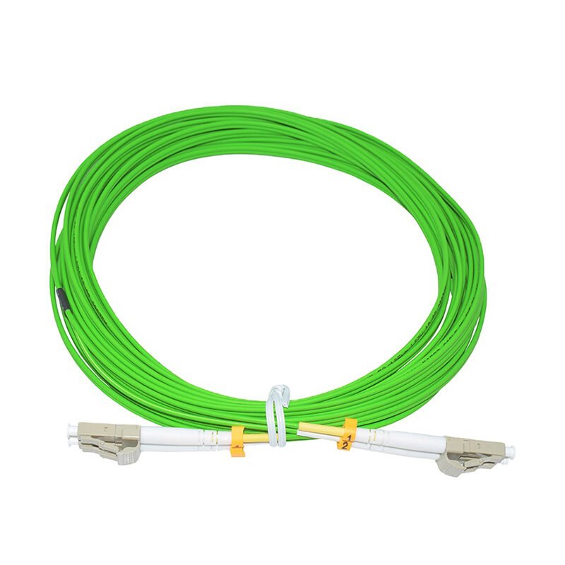 LC PC to LC PC Duplex Multimode OM5 Fibre Optic Patch Cord LC PC to LC PC Duplex Multimode OM5 Fibre Optic Patch Cord