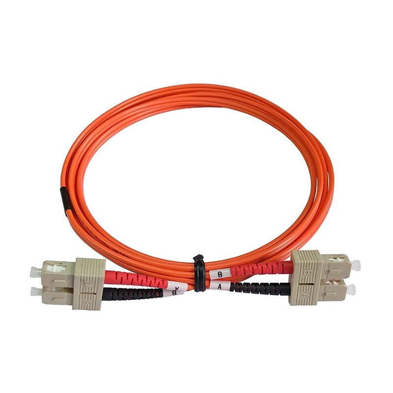 SC PC to SC PC Duplex Multimode OM1 OM2 Fibre Optic Patch Cord SC PC to SC PC Duplex Multimode OM1 OM2 Fibre Optic Patch Cord