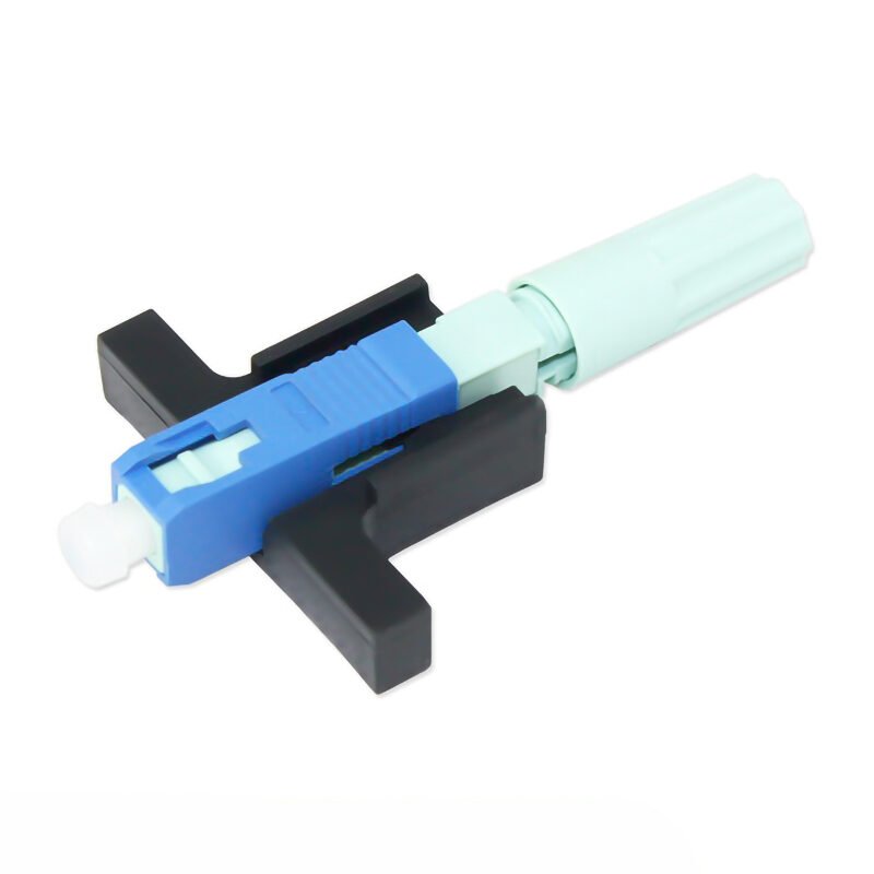 Reusable SC UPC pre-polished fiber connector