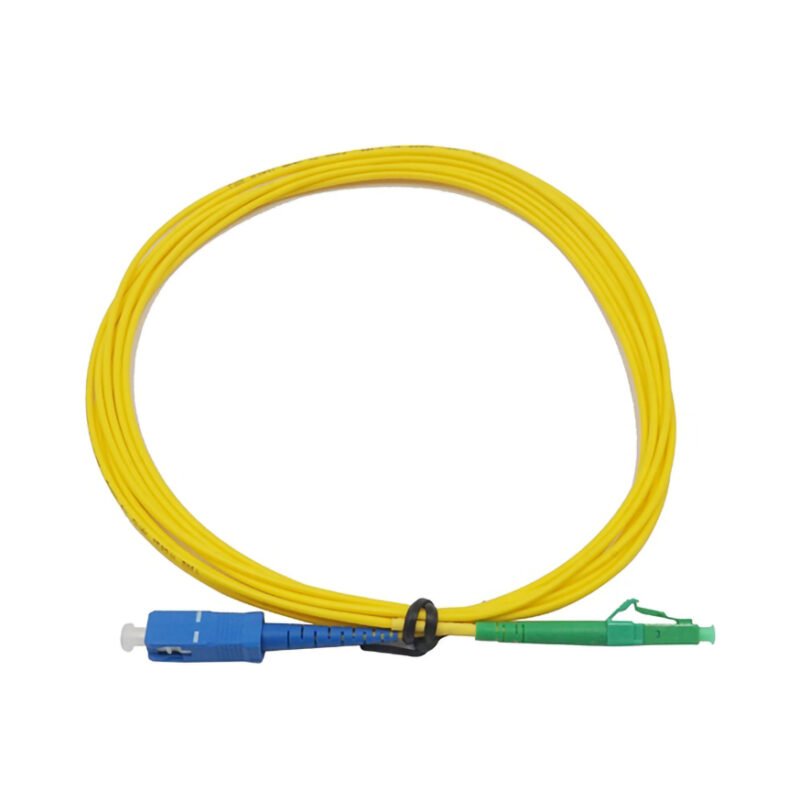 SC UPC to LC APC Simplex Single Mode Fibre Optic Patch Cord SC UPC to LC APC Simplex Single Mode Fibre Optic Patch Cord
