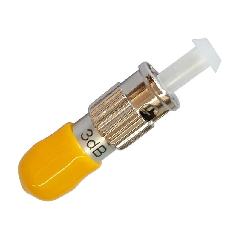Fixed type ST fiber optic attenuator