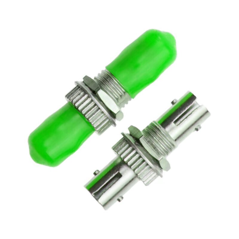 Metal housing ST single mode fiber optic adaptor
