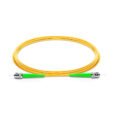 ST APC to ST APC Simplex Single Mode Fibre Optic Patch Cord
