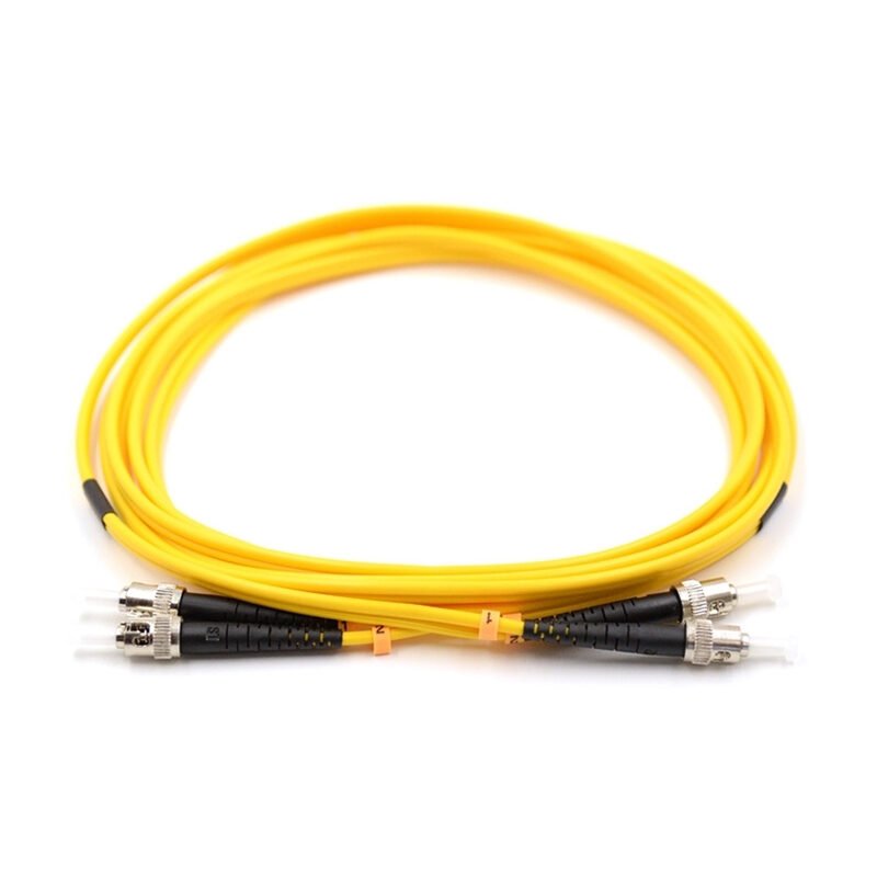 ST UPC to ST UPC Duplex Single Mode Fibre Optic Patch Cord ST UPC to ST UPC Duplex Single Mode Fibre Optic Patch Cord