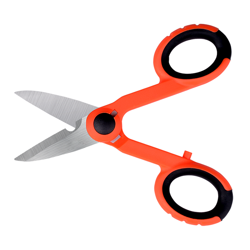 02 Stainless steel serrated fiber optic shears