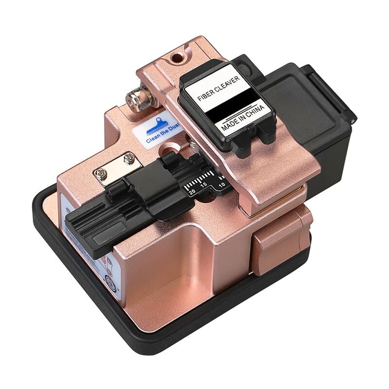 02 Tungsten steel alloy fiber cleaver with scrap collector