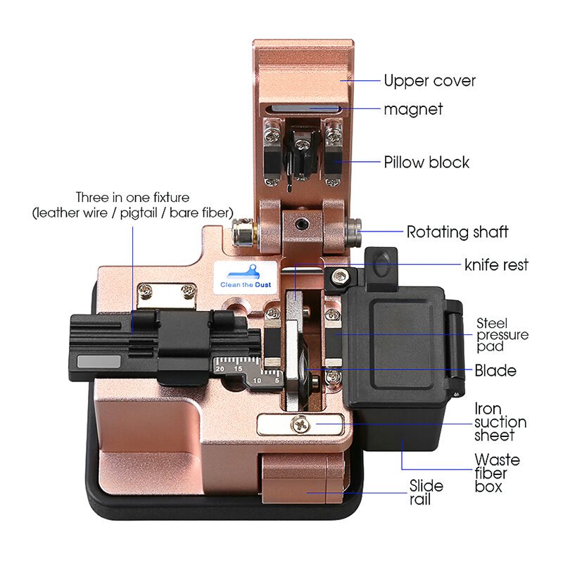 05 High-precision three-in-one fiber cleaver tool