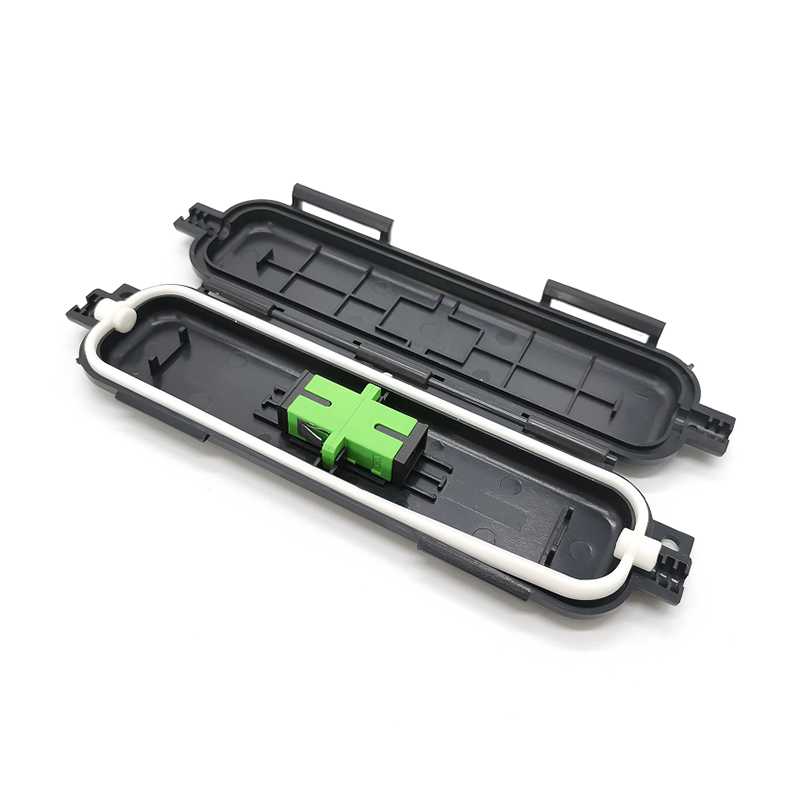 Waterproof Fiber Optic Cable Splice Protection Box with FC Adaptor Waterproof Fiber Optic Cable Splice Protection Box with FC Adaptor