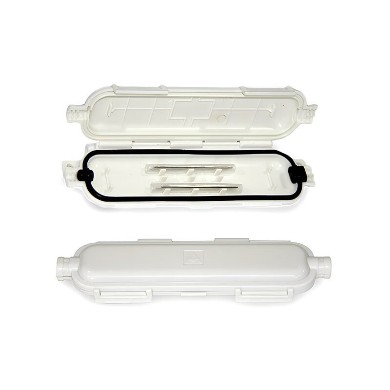 Protective Box with Fusion Splice Sleeves