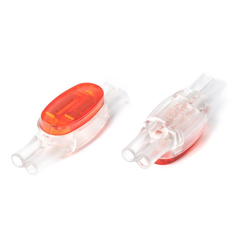 Clear housing U1R Inline Connector for telecom wiring Clear housing U1R Inline Connector for telecom wiring